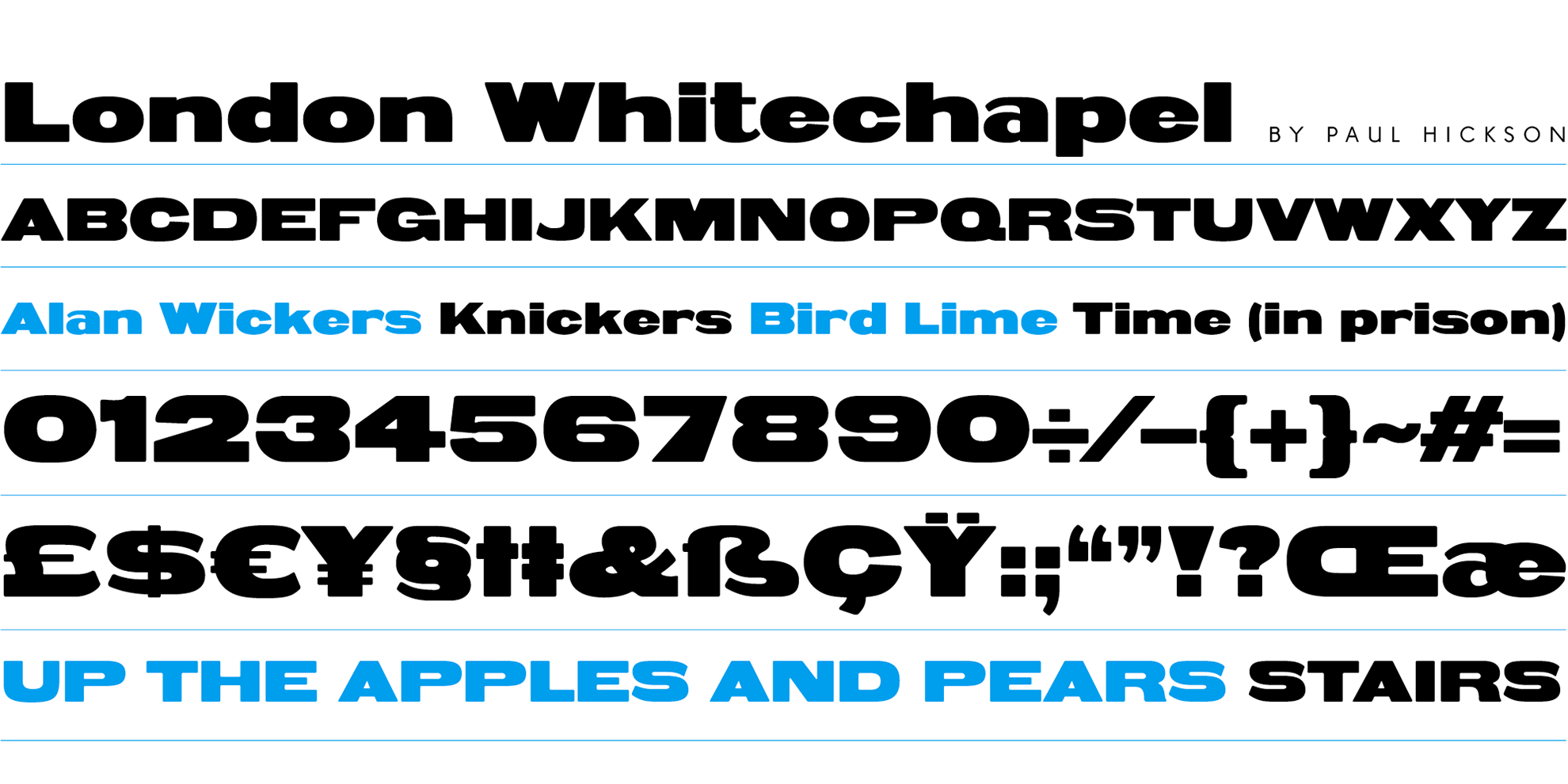 Whitechapel Sans Font