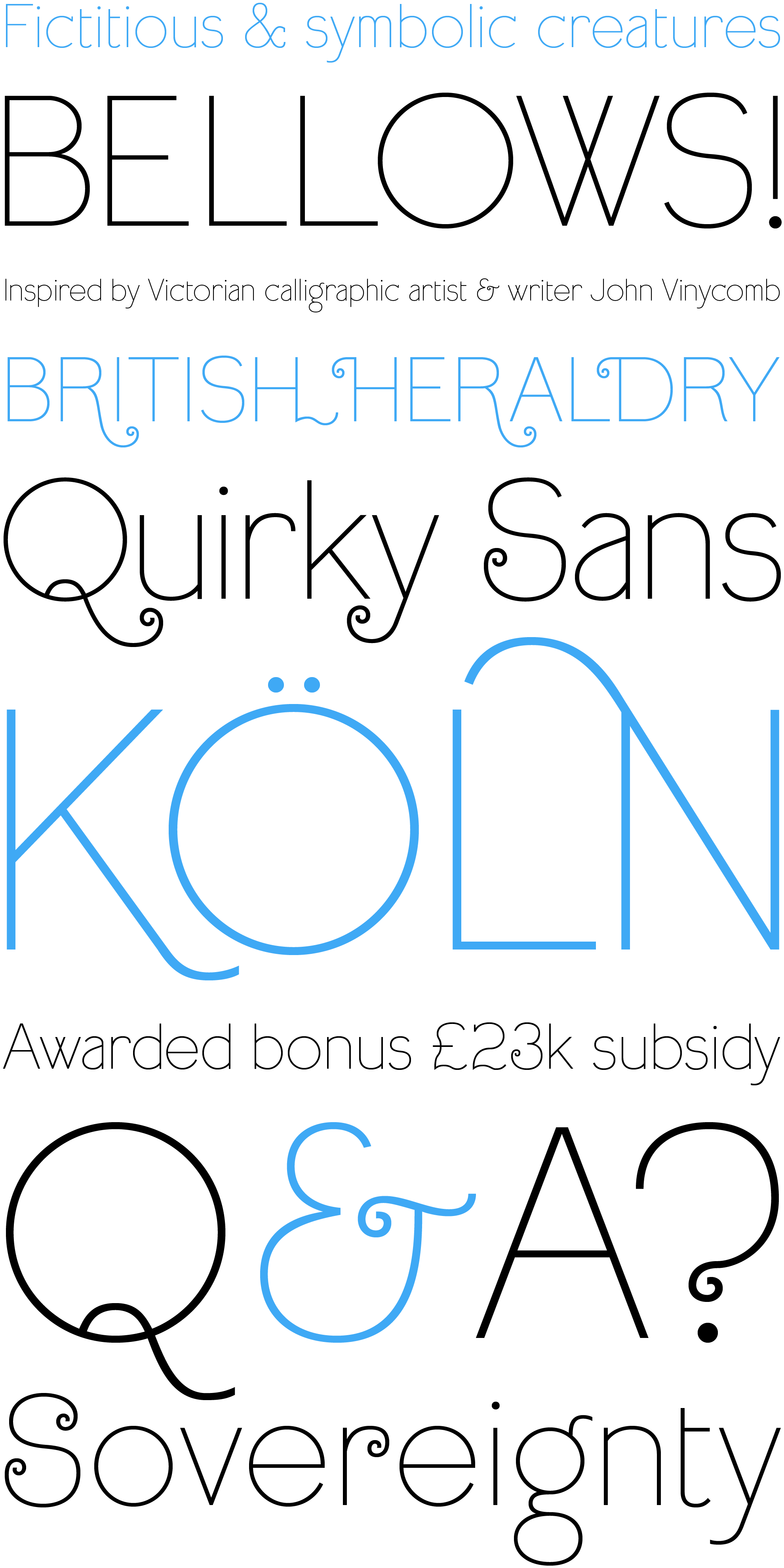 Queenstown typeface